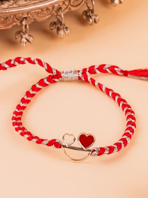 kicky & perky kicky and Perky 925 Sterling Silver Hearty Rakhi-picture-37