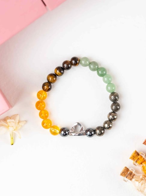 kicky & perky Kicky and Perky 925 Sterling Silver Libra Money Magnet Bracelet For Men-picture-32