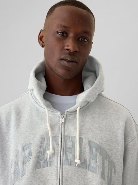 GAP Grey Regular Fit Embroidery Sweatshirt