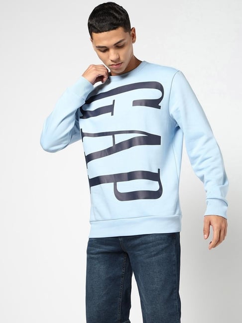 GAP Blue Regular Fit Printed Sweatshirt-picture-36