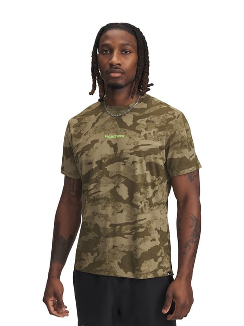Under Armour Chill Baseball Shirt Under Armour Brown Project Rock