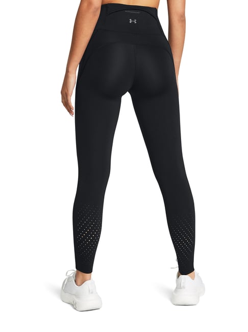 Under Armour Black Launch Elite Skinny Fit Tights Leggings