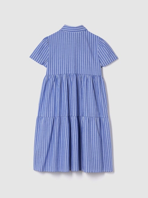 gap blue and white striped dress Sherri Hill 52589 Dress