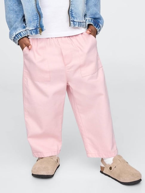 GAP Boys Pink Cotton Solid Pants-picture-35