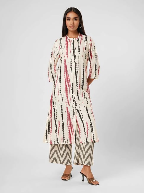 Rangmanch By Pantaloons White Regular Fit Printed Kurta-picture-41