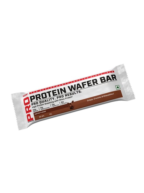 Gnc Pp Protein Wafer Bar - Pack of 10 | Coffee