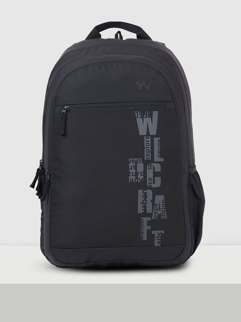 Wildcraft Black Solid Laptop Backpack