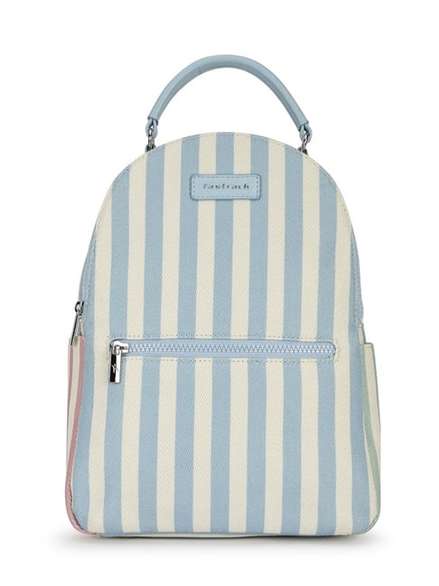 Fastrack Blue Striped Medium Backpack