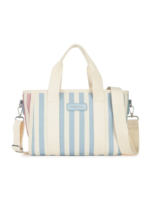 Fastrack Daydream Blue Striped Small Satchel