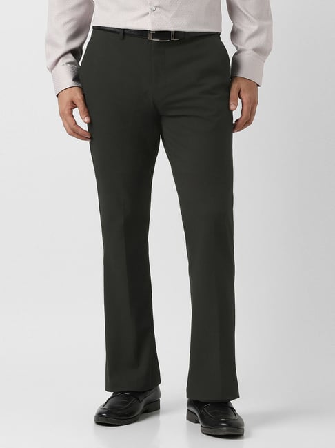 Van Heusen Green Slim Fit Trousers-picture-38