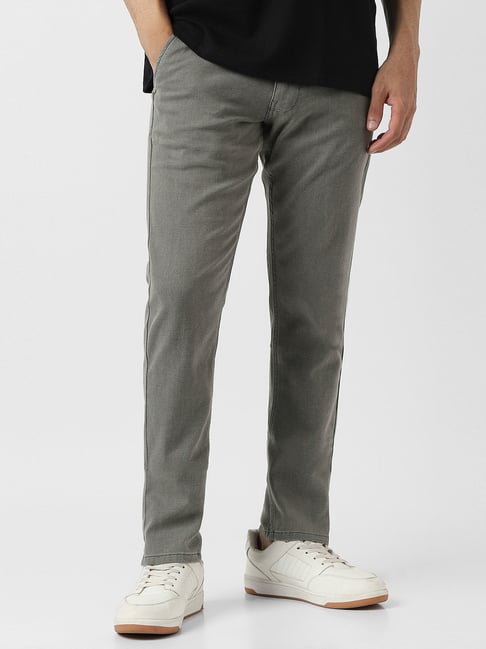 Van Heusen Grey Cotton Slim Fit Jeans-picture-27
