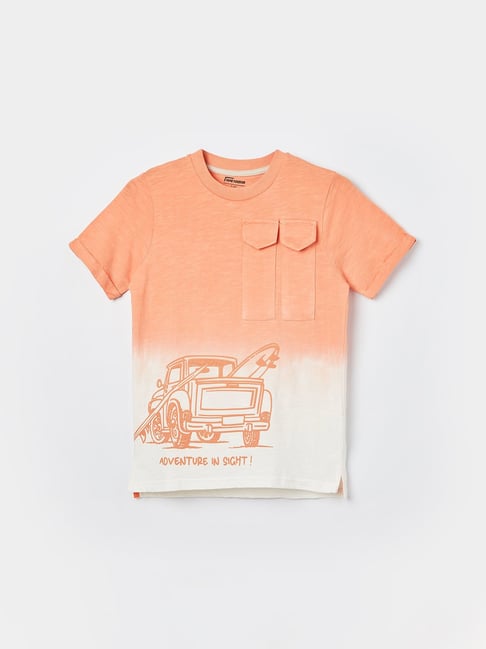 FAME FOREVER Boys Coral Cotton Printed T-Shirt-picture-19