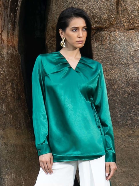 Pinacolada Green Regular Fit Top-picture-17