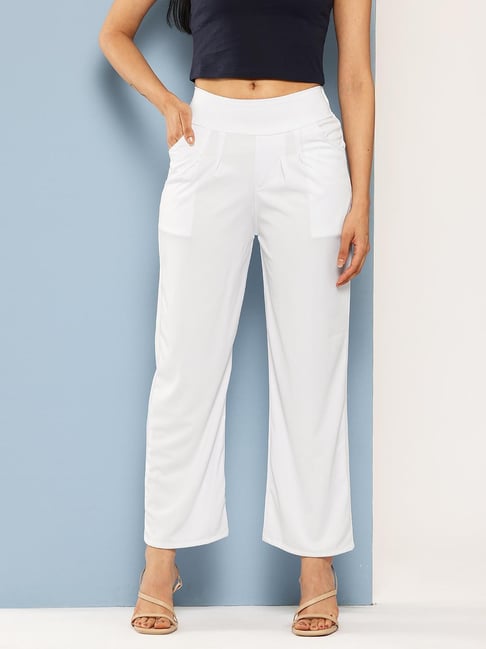 Aarika White Straight Fit Pants-picture-38