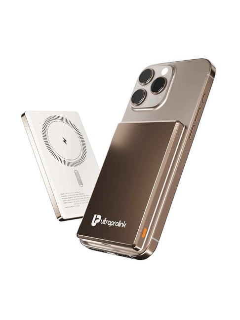 UltraProlink 5000 mAh Ultra Slim Wireless Magnetic Mag Safe Power Bank
