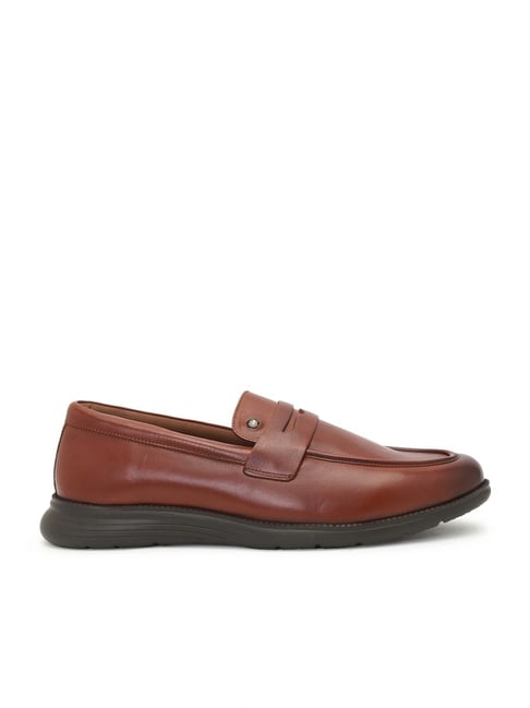 Louis Philippe Men's Brown Loafers-picture-44