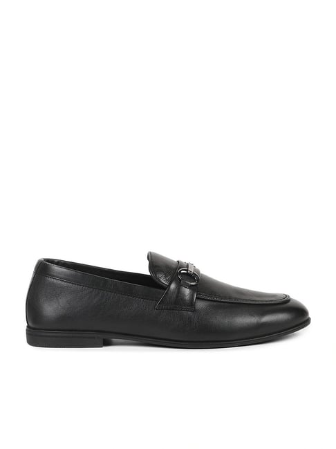 Louis Philippe Men's Black Mocassins