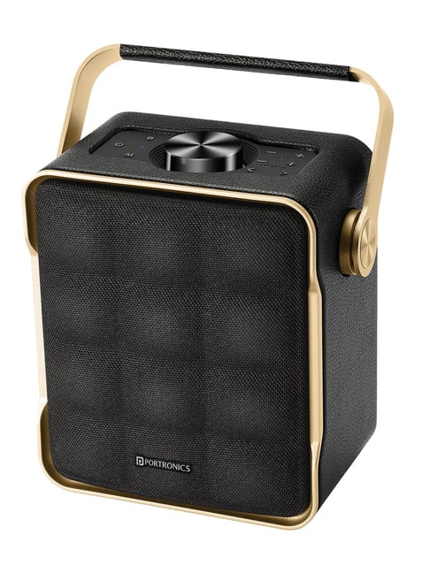 Portronics Harmony II 60W HD Sound Portable Bluetooth 5.3V Speaker, Bass Boost Technology - Gold
