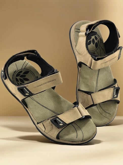 Woodland Men's Khaki Floaters-picture-23