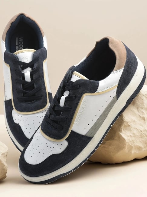 Woodland Men's White Sneakers-picture-31