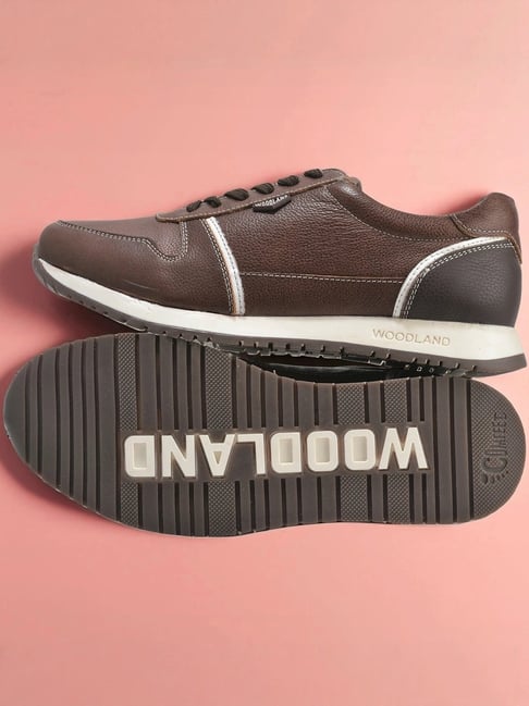 Woodland Men's Mid Brown Sneakers-picture-27