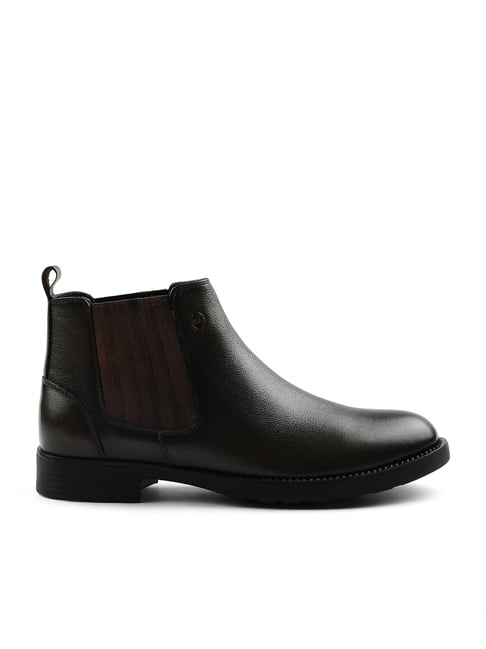 ブラウン25 Buy Liberty Men's Dark Brown Chelsea Boots at Best Price @ Tata CLiQ