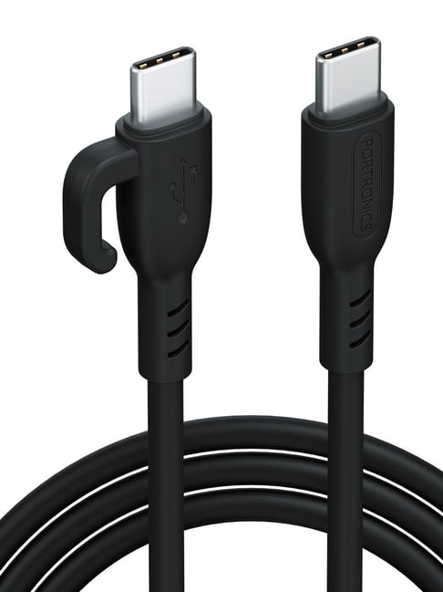 Portronics 60W Konnect Core 3 Type C to Type C Fast Charging Cable Cable