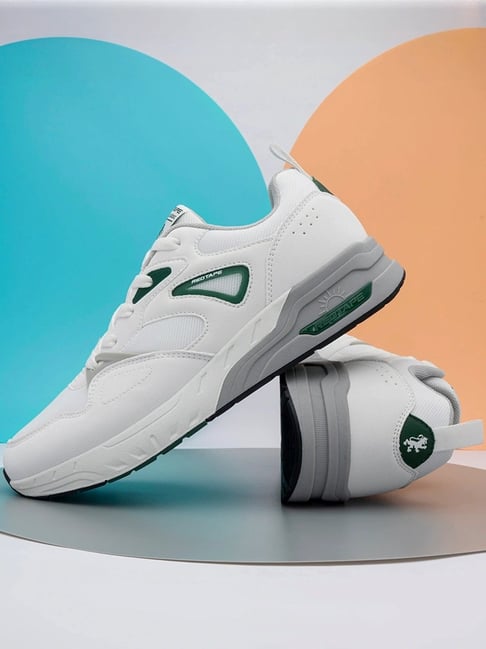 Red Tape Men's Down Town Dapper White & Green Sneakers-picture-43