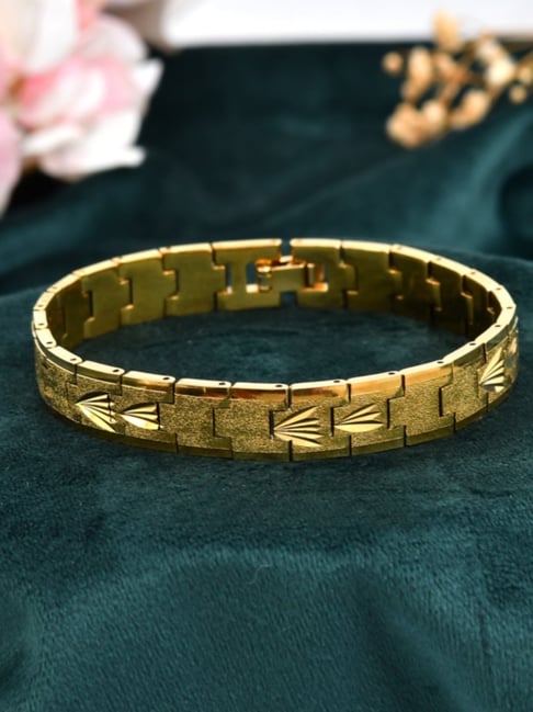 VOJ Gold Plated Bracelets for Men