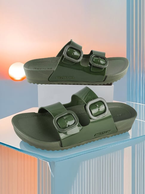 Red Tape Women's Olive Casual Sandals