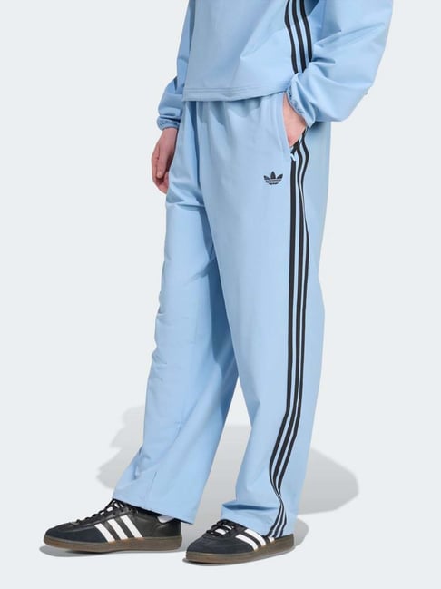 Adidas Originals Blue Loose Fit Printed Trackpants-picture-44