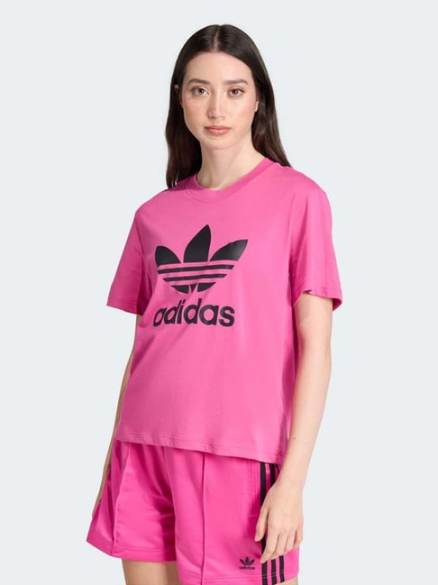 Pink Adidas Originals Adidas Ladies Tshirt Adidas Originals Pink