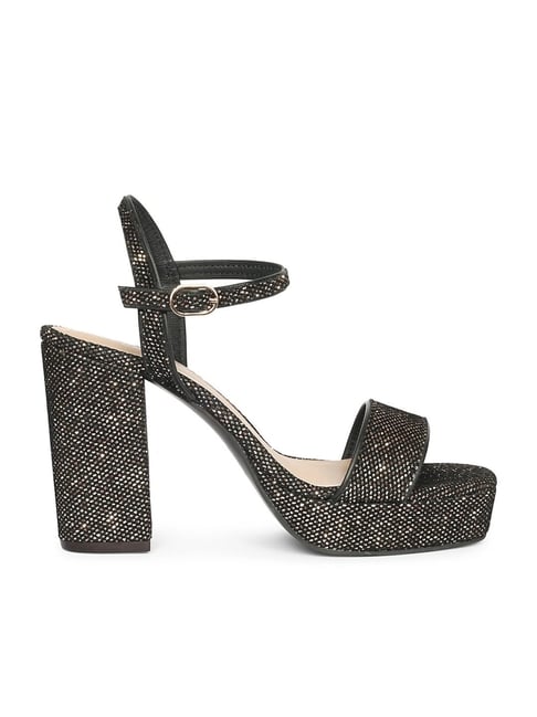 Buy Saint G Women's Glitter Fabric Block Heels Online Tata CLiQ