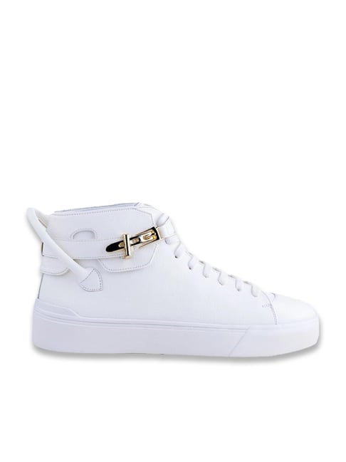 Griffin Men's White Ankle High Sneakers-image-27