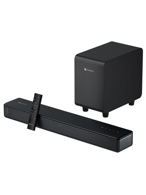 Portronics Sound Slick X 250W Bluetooth Soundbar with Wired Subwoofer for Deep Bass- Black