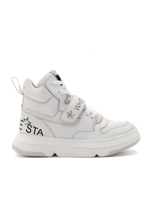 Whitesta Women's White Sneakers-picture-13
