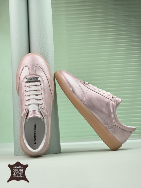 HOVERSOUL x Nico Nerini Women's AUREA Rose Gold Sneakers