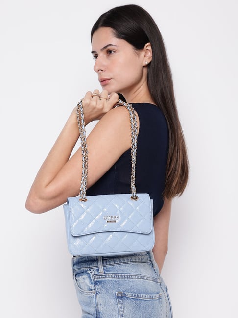 Guess Soft Sky Wilbur Logo Shoulder Bag-picture-13