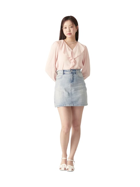 Roem Pink Ruffle Regular Fit Top-picture-26