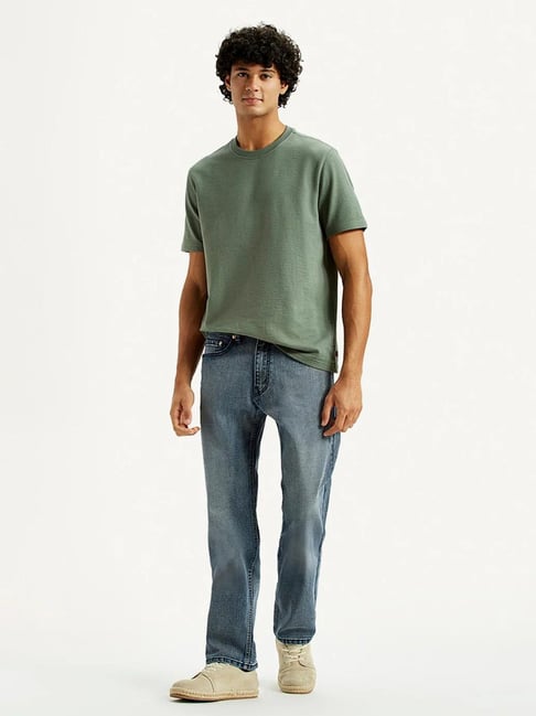 Levi's Men's 505 Straight Fit Blue Jeans
