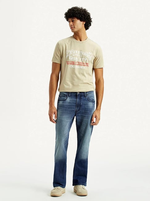 Levi's Men's 527 Slim Bootcut Fit Blue Jeans-picture-48