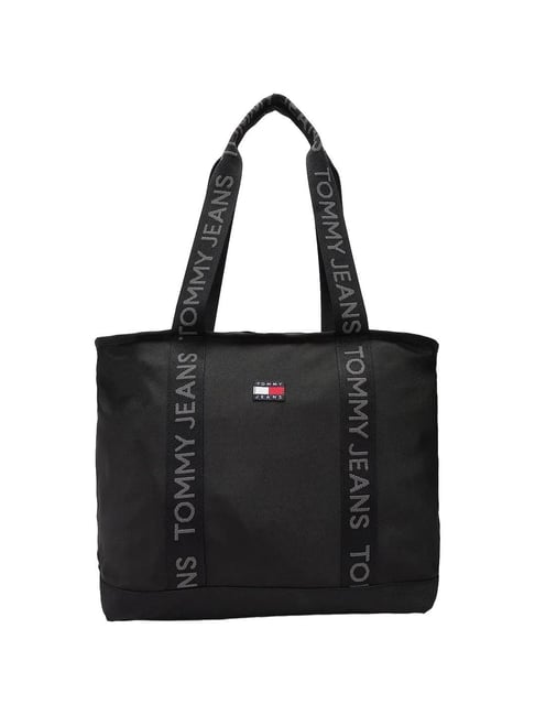 Tommy Hilfiger Black Logo Tote Bag