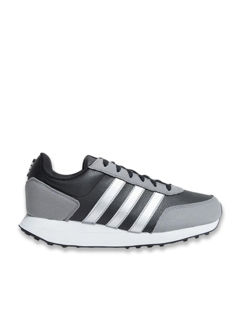 Adidas Unisex RUN50S IKD Black Running Shoes-image-28