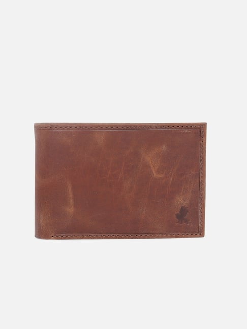Peter England Brown Faded Leather Bi-Fold Wallet-picture-31