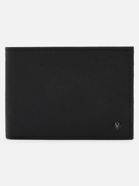 Van Heusen Black Textured Leather Bi-Fold Wallet-picture-22
