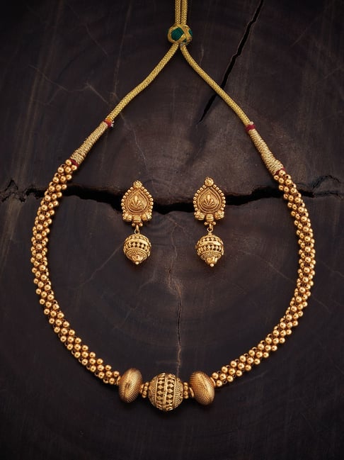 Kushal's Fashion Jewellery Golden Set for Women