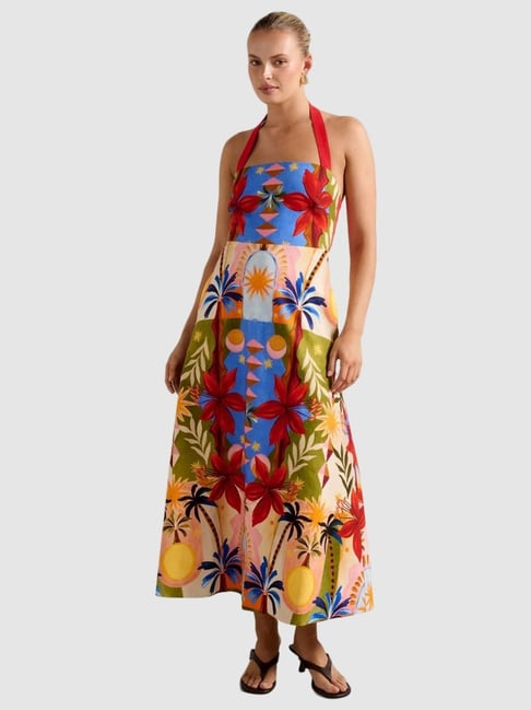 forever new Romee Halter Neck Midi Dress-picture-14