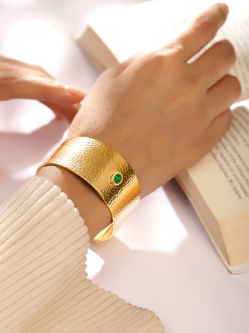 Rubans Gold-Tone Plated Bracelet for Women-picture-22