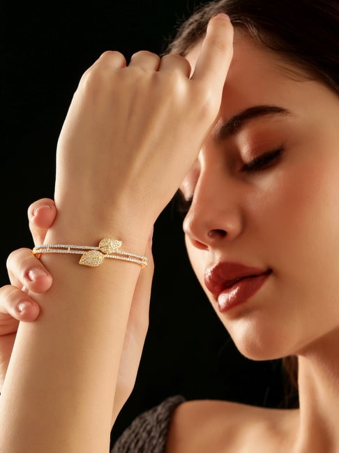 Rubans Gold-Tone Plated Bracelet for Women-picture-41