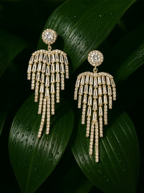 Rubans Gold-Tone Plated Earrings for Women-picture-30